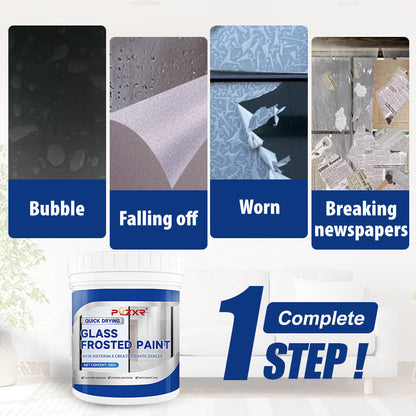 Farbe für mattiertes Glas 2025 – schnell trocknend, wasserfest und mit elegantem Frost-Effekt 🌫️✨