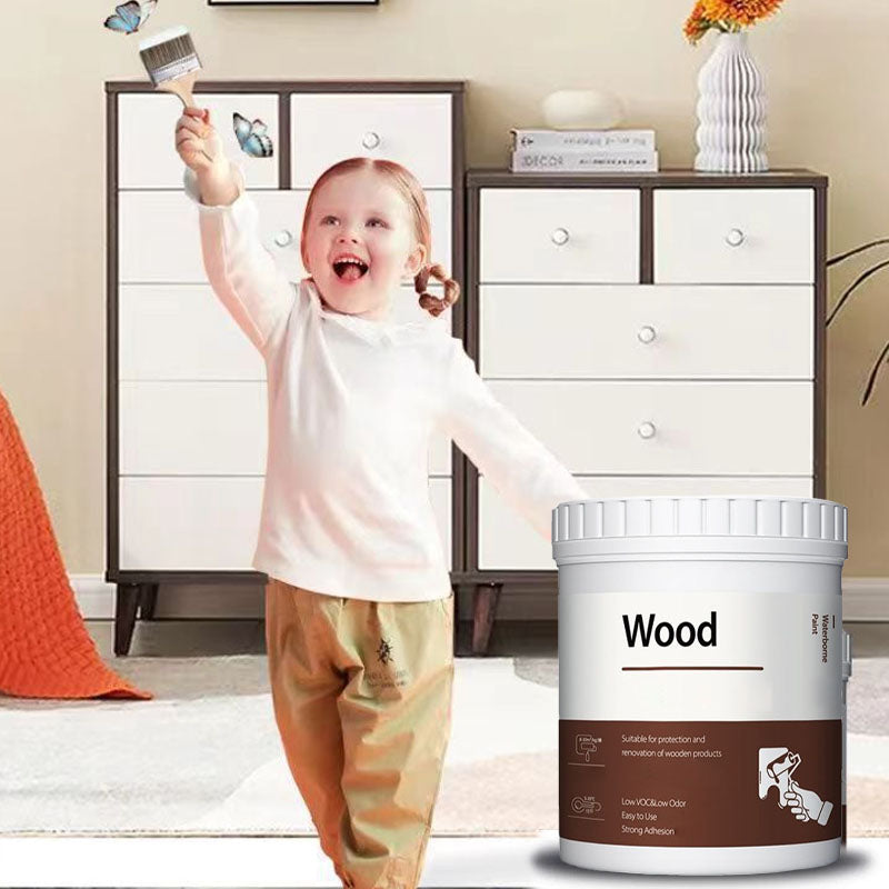 🪚 50% RABATT! 🌿 WASSERBASIERTE MÖBELFARBE - Geruchsneutral &amp; Umweltfreundlich, Einfache Anwendung ohne Schleifen, Perfekt für Holzmöbel-Renovierung 🎨🛋️