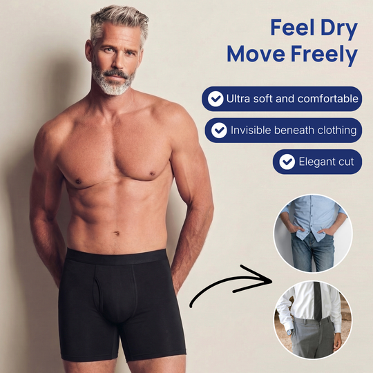 💪Men’s Ultra-Absorbent Incontinence Boxer Briefs