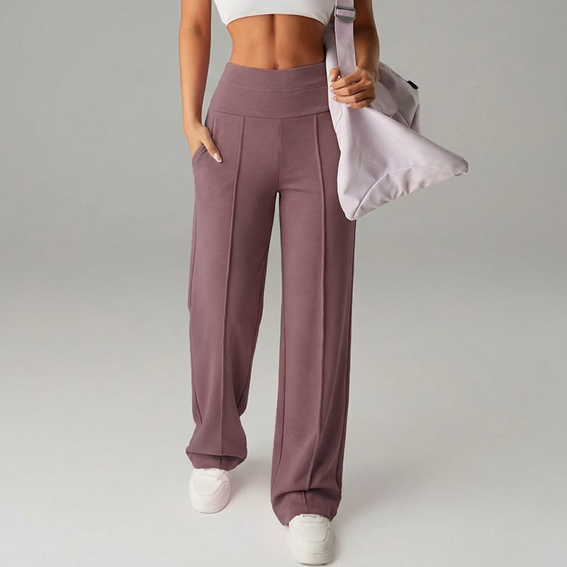 ⌛ Nur noch 3 Tage – 50 % auf alles! ⏰ 50.000+ VERKAUFT!💕 Damen-Unifarbene Weite Straight-Leg-Hose