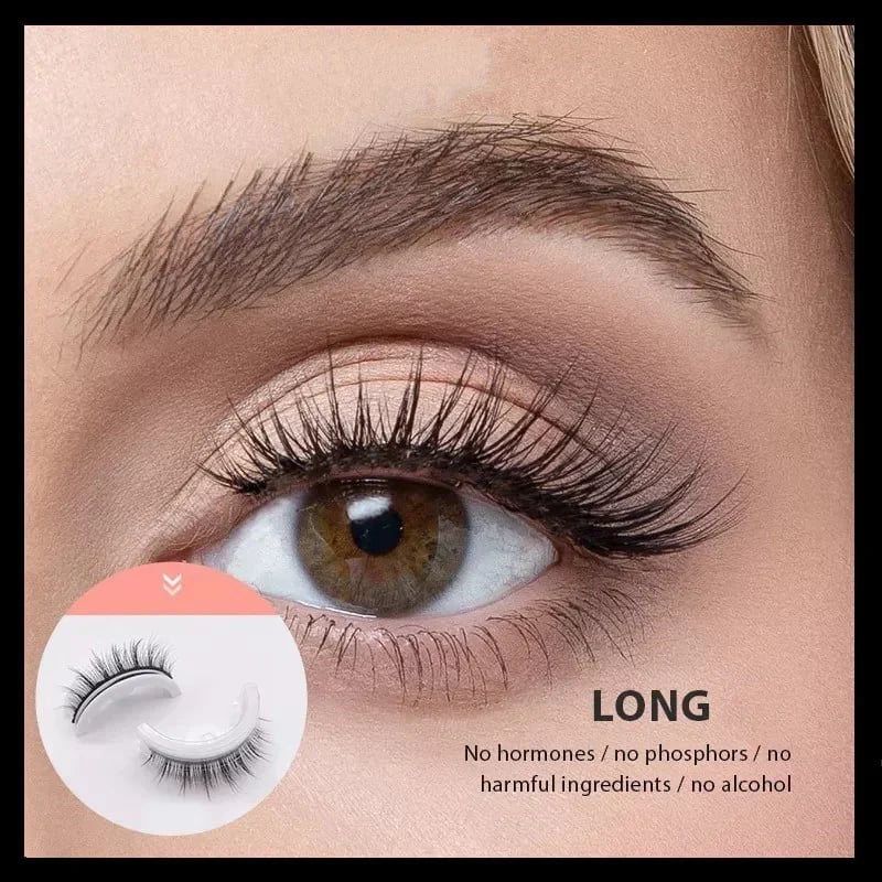 ❤️‍🔥Kauf 1 und bekomme 1 gratis dazu（2 Paar）✨Wiederverwendbare selbstklebende Wimpern