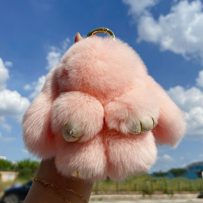 🏆🐰 Handgefertigte Pompon-Hasen-Anhänger – jedes Stück ein Unikat, kuschelig weich & detailverliebt 🎀🎁 Perfekt als persönliches Geschenk oder frühlingshafte Deko