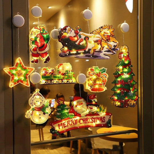 CHRISTMAS PRESALE NOW 49% DISCOUNT🎄Christmas window hanging lights