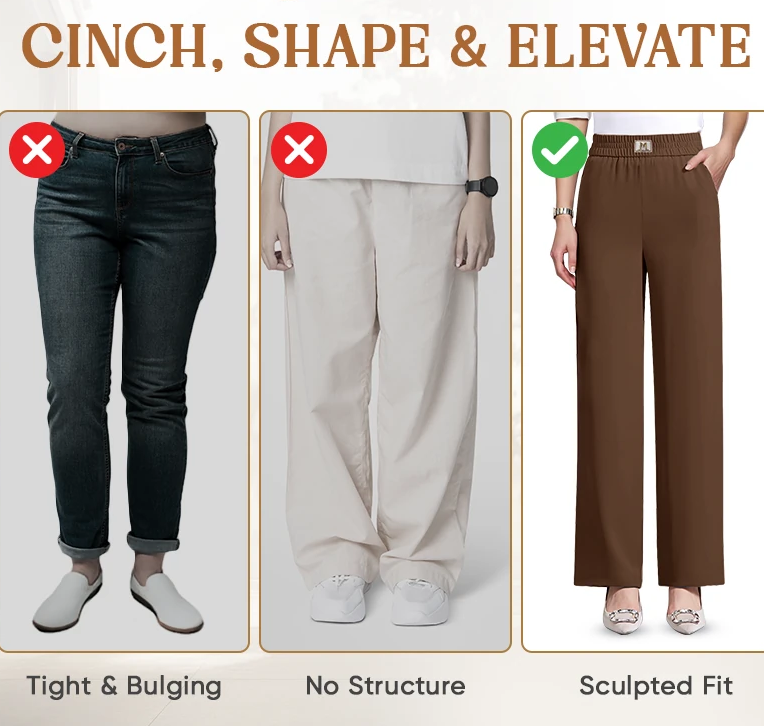 👖Three Lengths Available⚡50K+ SOLD! Almost Gone💥Perfect Drape High Rise Pull-On Stretch Pants