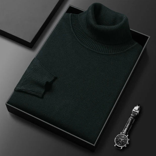 🧶 50 % RABATT PÅ VARMT SALG! ✨ Premium kasjmirgenser herre ensfarget - Mykt, behagelig garn med moderne passform for jobb &amp; Fritid 👔🎯