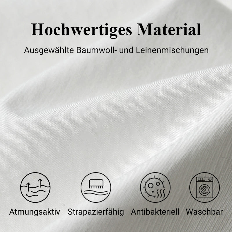 🌷❤️‍🔥Bedrucktes Kleid mit Rundhalsausschnitt aus Baumwolle und Leinen für Frauen🔥Kauf 2 Artikel versandkostenfrei🔥