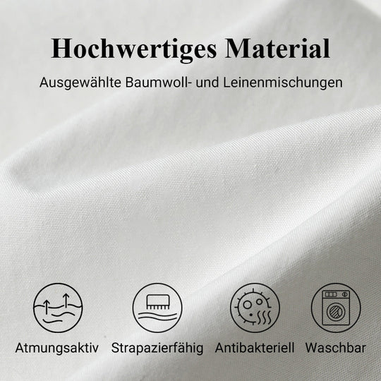 🌷❤️‍🔥Bedrucktes Kleid mit Rundhalsausschnitt aus Baumwolle und Leinen für Frauen🔥Kauf 2 Artikel versandkostenfrei🔥