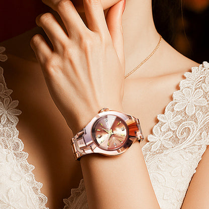 🔥Weihnachtsverkauf – bis zu 50 % Rabatt🎅  Elegante wasserdichte Damenuhr