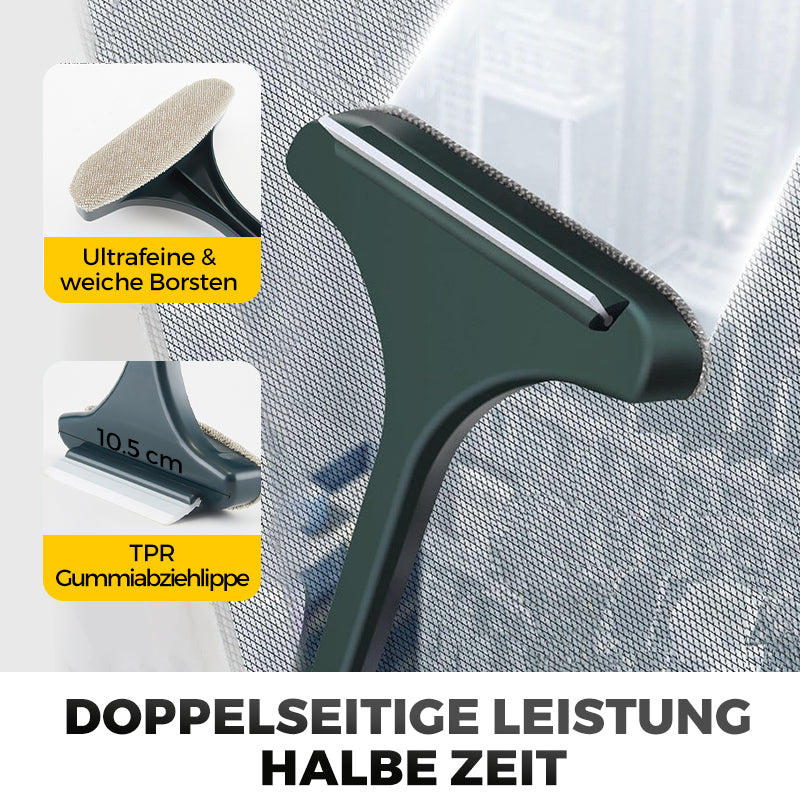 2-in-1 Reinigungsbürste für Fliegengitter – Doppelseitig & Effizient