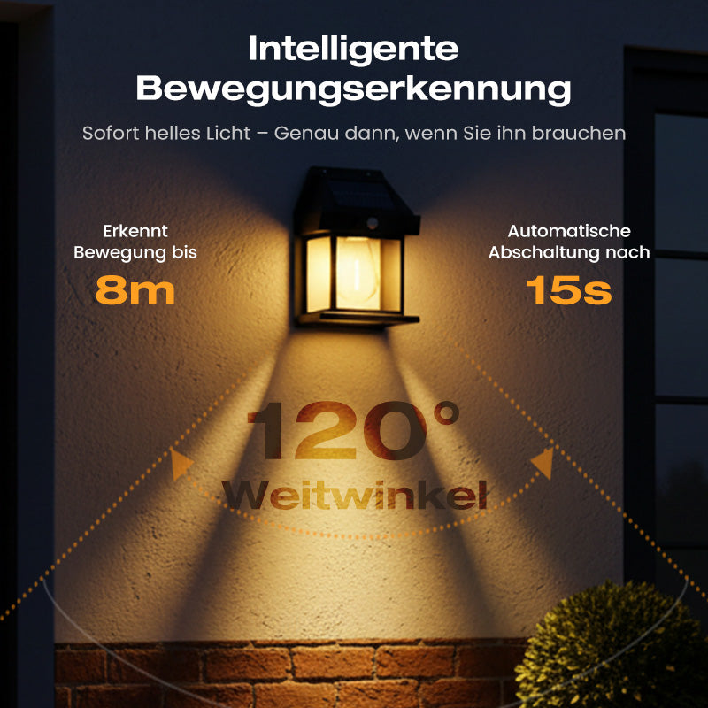 🎁 Je mehr Sie kaufen, desto mehr Sie erhalten! Ab nur 7,59 € pro Stück ⏳Bewegungssensor Solar-Wolfram-Wandleucht