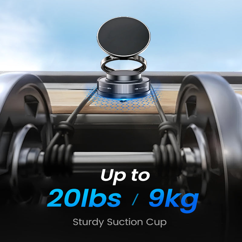 🔥Kup więcej, zaoszczędź więcej🔄🚗Uchwyt magnetyczny do telefonu z regulacją 360° i przyssawką📱