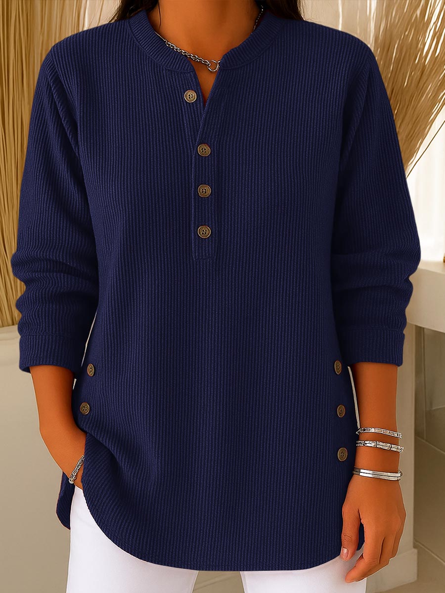 Bestseller🏆👚 Solid Crew Neck Knit Pullover – Timeless Comfort &amp; Effortless Style for Every Occasion
