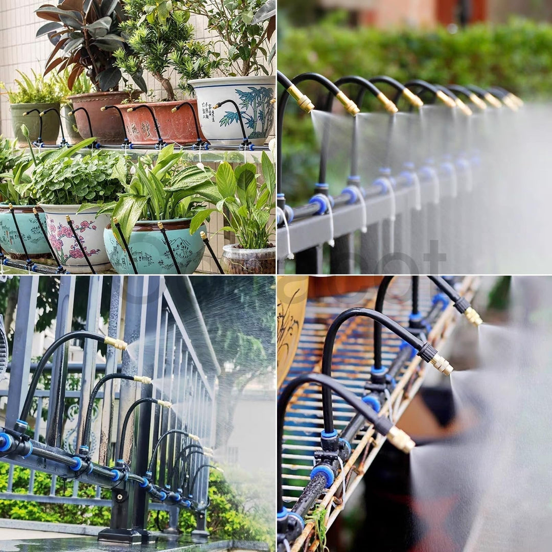 🔥Sista dagen 50% rabatt✨🌱360° böjt automatiskt bevattningssystem för trädgården