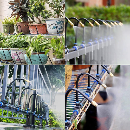 🔥Sista dagen 50% rabatt✨🌱360° böjt automatiskt bevattningssystem för trädgården