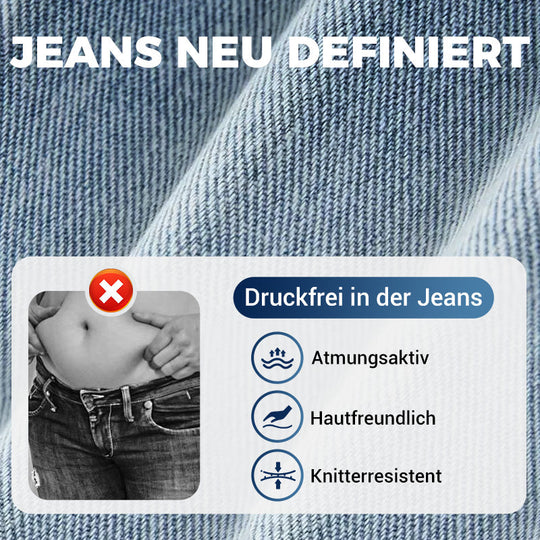 👖🌸 Gespleißte Spitzen-Jeans: Nachhaltiger Komfort &amp; eleganter Style für den Sommer! 👗💃 50% Rabatt – Jetzt zugreifen!