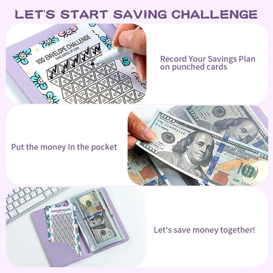 💸📖 Sparbuch für Wochenliche Spar-Challenge – Thematische Farben + Familienfreundlich + Spaß am Sparen! ✨