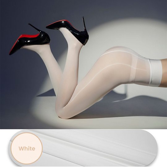 🥳2026 HOT SALE🥳💞50K+ SOLD!💥✨🦵Shiny Sheer Tights – Snag-resistant, non-slip waistband. Silky smooth, perfect for parties or daily wear. Legs look amazing! 👗🎀