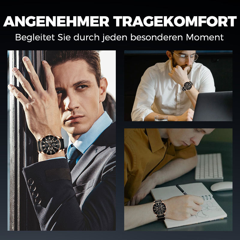 🔥Waterproof multifunctional quartz watch for men✈️Free Shipping