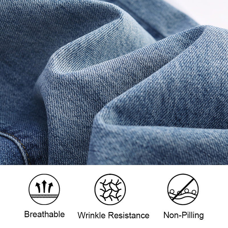 Geeignet für alle Körpertypen👖Hochelastische Jeans zur Bauchkontrolle