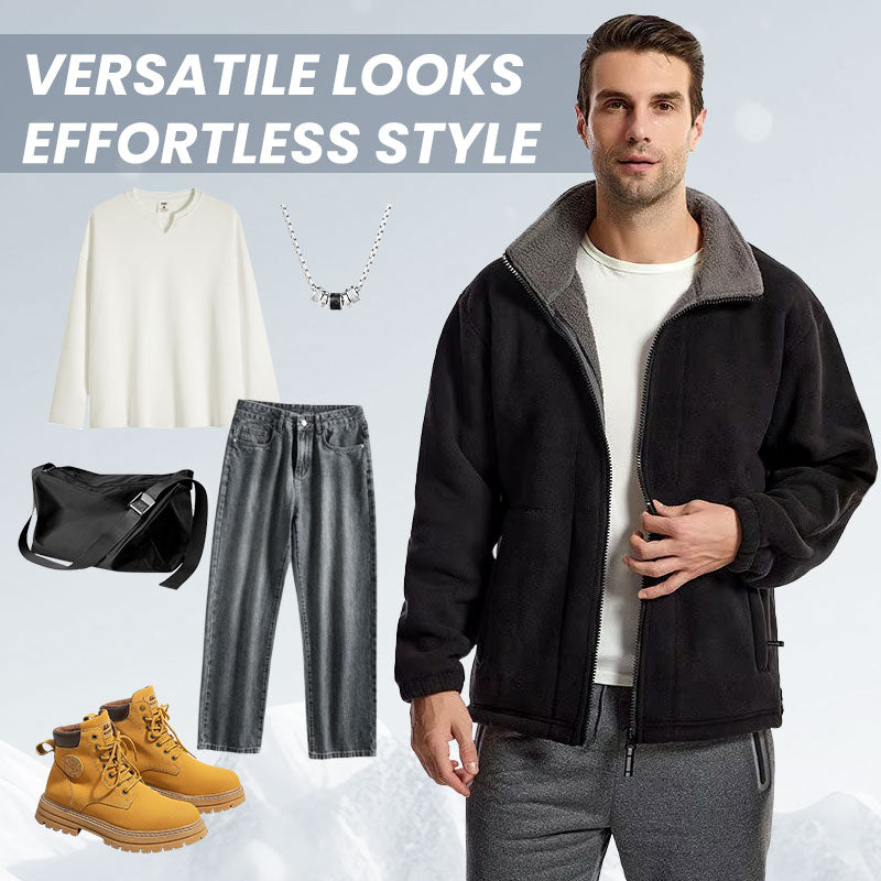 🔥LAST DAY 50% OFF🍂 Unisex Double-Layer Hooded Jacket🎁Suitable for both men and women