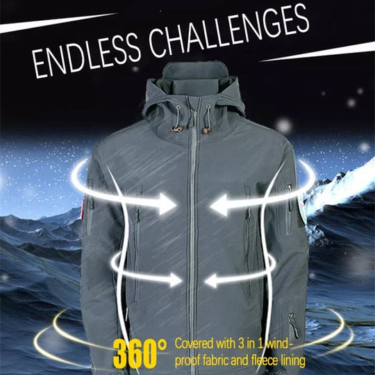 Outdoor-Jacke gegen Wind &amp; Kälte – Wasserabweisend, winddicht &amp; warm🌧️❄️