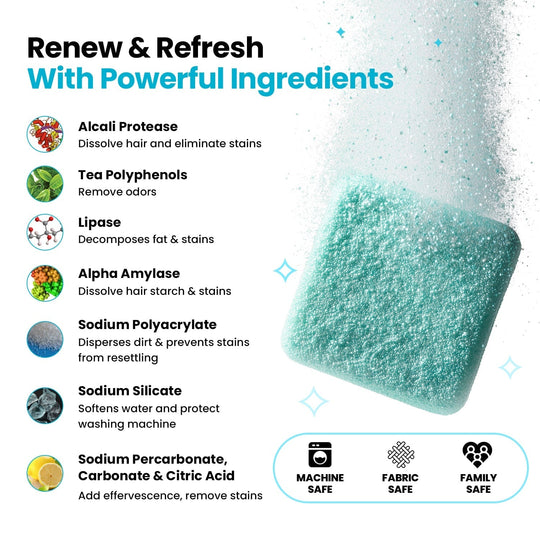 🔥 BUY 2 GET 1 FREE! 🧺 Washing Machine Cleaner ✨ Removes Odors, Residue &amp; Buildup for a Fresher Laundry Routine