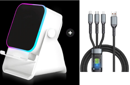 💎 49% OFF 5-IN-1 WIRELESS SPEAKER STAND! 💎 Induction Audio, Phone Holder &amp; Ambient Light