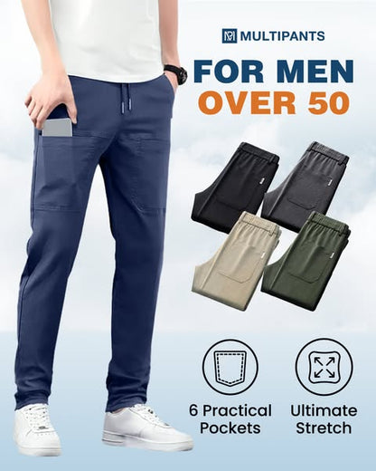 👖Letzter Tag 46% Rabatt🔥MultiPants – strapazierfähige Cargohose mit hoher Elastizität und mehreren Taschen