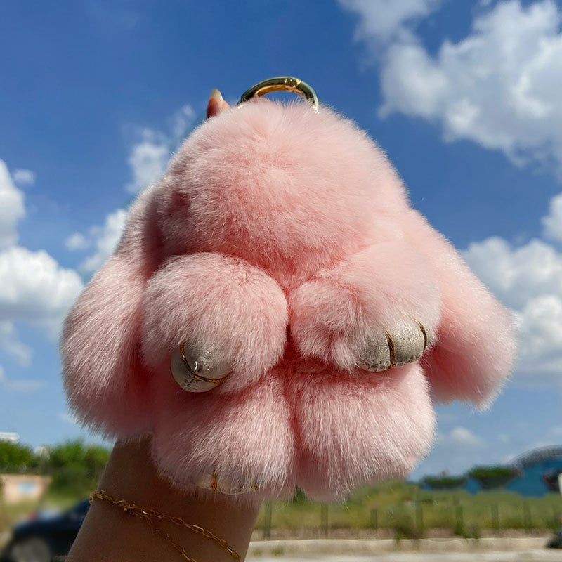 🏆🐰 Handgefertigte Pompon-Hasen-Anhänger – jedes Stück ein Unikat, kuschelig weich & detailverliebt 🎀🎁 Perfekt als persönliches Geschenk oder frühlingshafte Deko