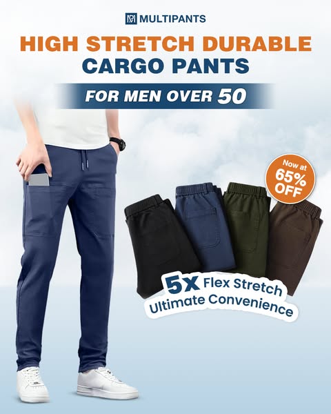 🎁Hot Sale 70% OFF🏆MultiPants – High Stretch Multi-pocket Durable Cargo Pants