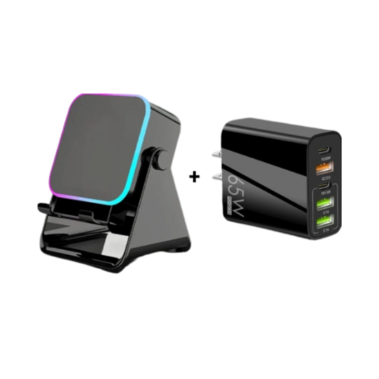 💎 49% OFF 5-IN-1 WIRELESS SPEAKER STAND! 💎 Induction Audio, Phone Holder &amp; Ambient Light