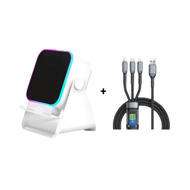 💎 49% OFF 5-IN-1 WIRELESS SPEAKER STAND! 💎 Induction Audio, Phone Holder &amp; Ambient Light