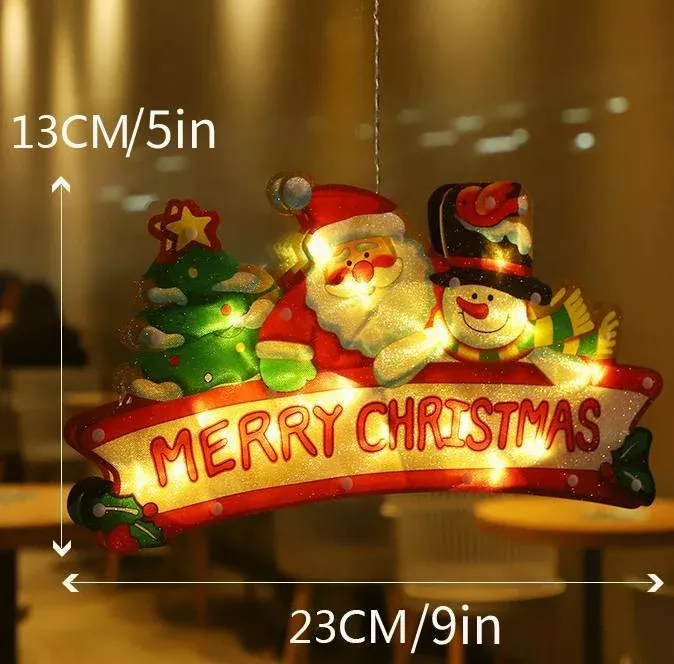CHRISTMAS PRESALE NOW 49% DISCOUNT🎄Christmas window hanging lights