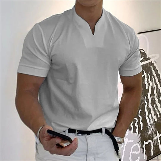 🏋️ Sportliches Herren V-Shirt aus Baumwolle – Ideal für Training &amp; Freizeit