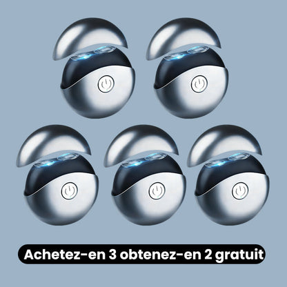 🎉 50% OFF! ✨ Portable multifunctional electric shaver – Dual ring blades, IPX4 waterproof and compact UFO design 🪒⚡