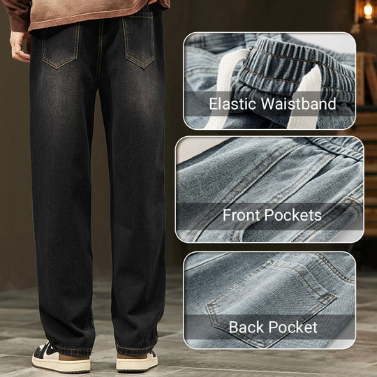 Vintage Straight Jeans – Warm Lined &amp; Flattering Fit Design