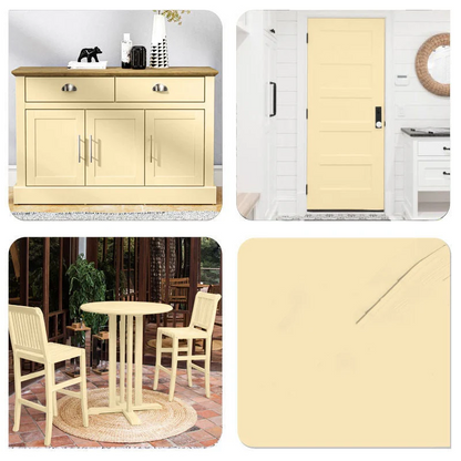 🪚 50% RABATT! 🌿 WASSERBASIERTE MÖBELFARBE - Geruchsneutral & Umweltfreundlich, Einfache Anwendung ohne Schleifen, Perfekt für Holzmöbel-Renovierung 🎨🛋️