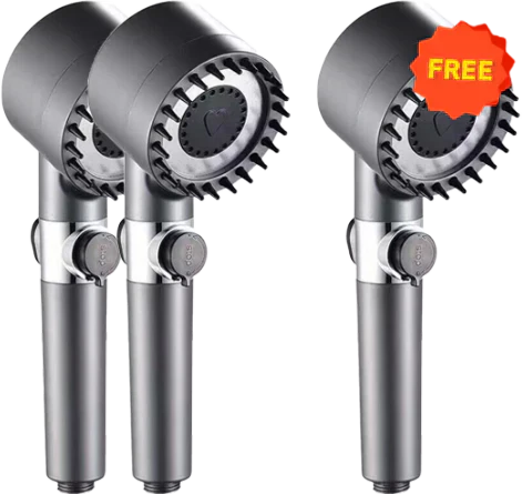 🏆Luxus-Duschkopf für Hautpflege & Massage - 3 Spray-Modi mit Wassersparender Technologie für Verjüngendes Duscherlebnis 💎🌊