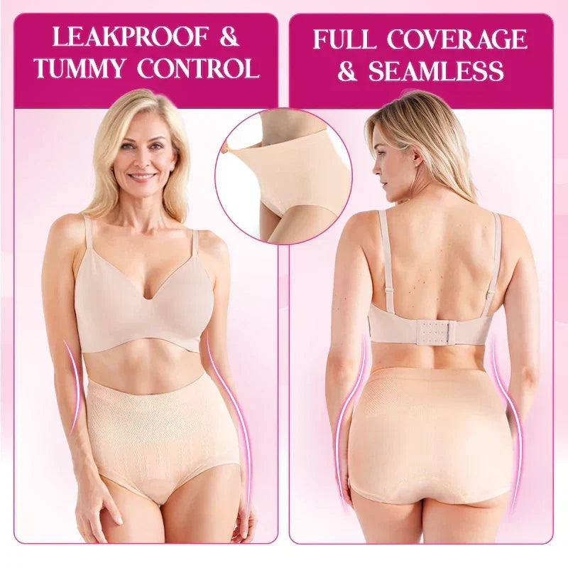 💞Leakproof High-Waist Tummy-Control Butt-Lifting Panties