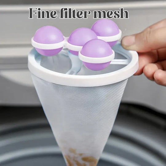 🔥 BUY 3 &amp; SAVE 30%! 🧺🧦 3-Pack Washing Machine Filter Bags ✨ Reusable Lint &amp; Hair Catcher for Cleaner Laundry