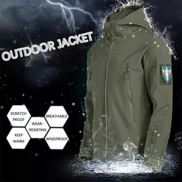 Outdoor-Jacke gegen Wind &amp; Kälte – Wasserabweisend, winddicht &amp; warm🌧️❄️