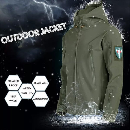 Outdoor-Jacke gegen Wind &amp; Kälte – Wasserabweisend, winddicht &amp; warm🌧️❄️