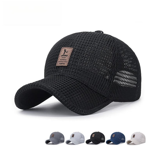 Lightweight and breathable baseball cap for summer
