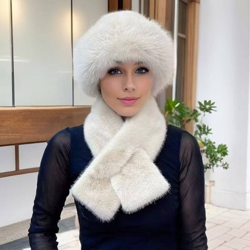 🧣👒Perfektes Set: Winterschal &amp; Plüschmütze - Das Wärme-Duo für frostige Tage🎁