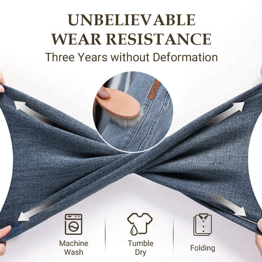 Vintage Straight Jeans – Warm Lined &amp; Flattering Fit Design
