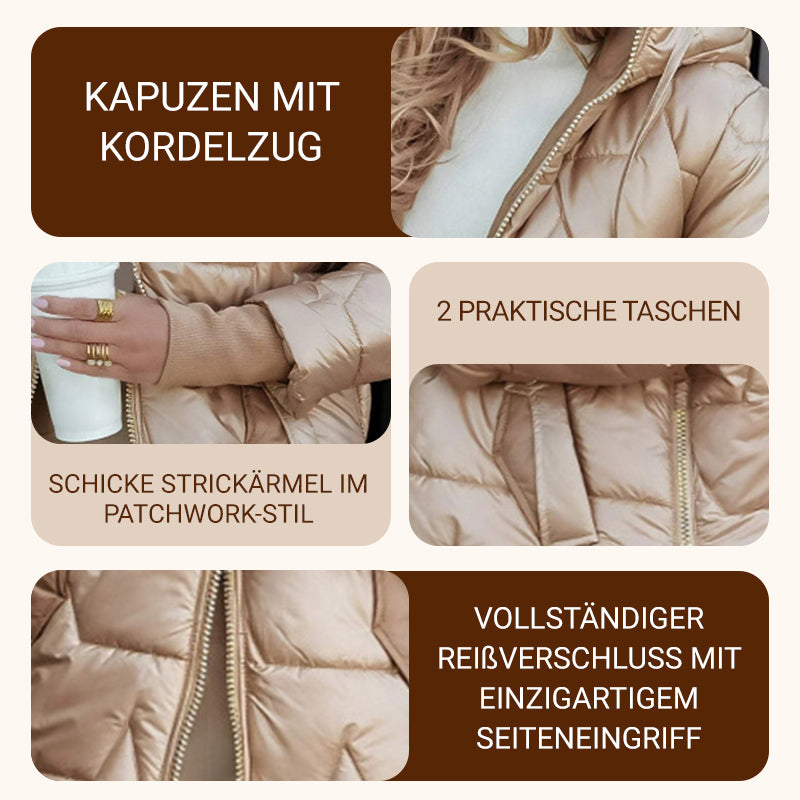 ❄️Adéntrese en la venta de descuentos de invierno❄️Abrigos de invierno cálidos con capucha y longitud media para mujer