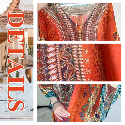 🔥Zeitlich begrenzter Rabatt🔥Asymmetrisches Damenkleid mit V-Ausschnitt und lockerem Schnitt