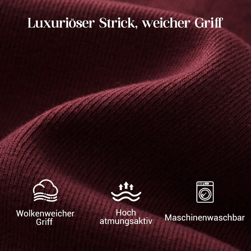 Fröhliches Neujahr! 50% auf alles 🎊⏰Sweatshirt mit hohem Kragen und seitlichem Reißverschluss &amp; Hose im Set