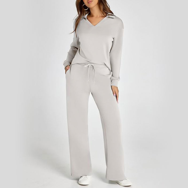 👚50% RABATT! 🧥 Damen 2-teiliges Sweatshirtset – Bequemer Stoff, Lässiger Style &amp; Perfekt für Alltag und Freizeit 🛍️