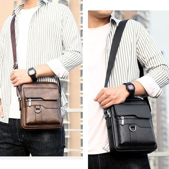 Portable shoulder bag for men